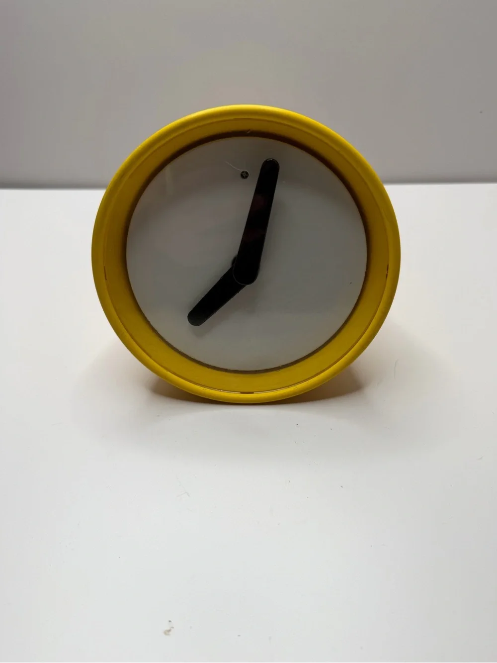IKEA stolpa Yellow LED Accent Wall Clock - Modern Home Wall Decor